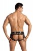 Męskie jockstrapy majtki odkryte pośladki Power Jock bikini XXXL